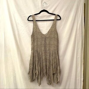 Free People Printed Slip Dress